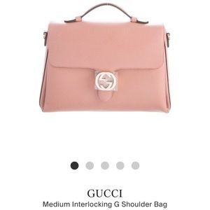 NWT Gucci Medium Interlocking G Shoulder Bag